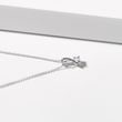 WHITE GOLD DIAMOND RIBBON PENDANT - PENDANTS - NECKLACES