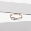 LUXURIÖSER VERLOBUNGSRING MIT DIAMANT AUS ROSÉGOLD - VERLOBUNGSRINGE DIAMANTEN - VERLOBUNGSRINGE