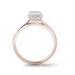 RADIANT CUT LAB GROWN DIAMOND RING IN ROSE GOLD - RINGS WITH LAB-GROWN DIAMONDS - ENGAGEMENT RINGS