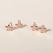 STAR-SHAPED EARRINGS IN ROSE GOLD - ROSE GOLD EARRINGS - EARRINGS