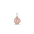 14K ROSE GOLD MEDALLION PENDANT - PENDANTS - NECKLACES