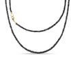 NATURAL BLACK DIAMOND NECKLACE - MINERAL NECKLACES - NECKLACES