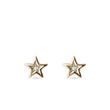 STAR-SHAPED DIAMOND EARRINGS IN YELLOW GOLD - CHILDREN'S EARRINGS{% if category.pathNames[0] != product.category.name %} - {% endif %}