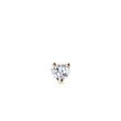 HEART DIAMOND SINGLE EARRING IN YELLOW GOLD - SINGLE EARRINGS - EARRINGS