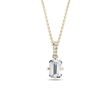 LUX 1CT LAB GROWN DIAMOND GOLD NECKLACE - DIAMOND NECKLACES - NECKLACES