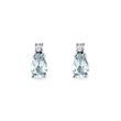 AQUAMARINE AND DIAMOND EARRINGS IN 14KT GOLD - AQUAMARINE EARRINGS{% if category.pathNames[0] != product.category.name %} - {% endif %}