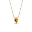 CITRINE NECKLACE IN YELLOW GOLD - CITRINE NECKLACES{% if category.pathNames[0] != product.category.name %} - {% endif %}