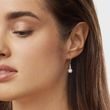 MORGANITE AND DIAMOND ROSE GOLD EARRINGS - MORGANITE EARRINGS - EARRINGS