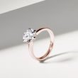LUXURIÖSER RING MIT LABOR-DIAMANT IN ROSÉGOLD - RINGE MIT LAB GROWN DIAMANTEN - VERLOBUNGSRINGE