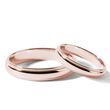 ROSE GOLD MILGRAIN EDGE WEDDING BAND SET - ROSE GOLD WEDDING SETS - WEDDING RINGS
