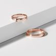 MEN'S ROSE GOLD GROOVE WEDDING RING - RINGS FOR HIM - WEDDING RINGS