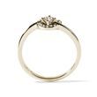 HERZRING MIT CHAMPAGNE DIAMANTEN AUS GELBGOLD - RINGE DIAMANT - RINGE