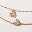 KINDERARMBAND MIT HERZ AUS GELBGOLD - KINDER ARMBÄNDER - ARMBÄNDER
