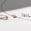 RING AUS ROSÉGOLD MIT LG-DIAMANT IM PRINZESSSCHLIFF - RINGE MIT LAB GROWN DIAMANTEN - VERLOBUNGSRINGE