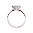 BAGUE DE FIANÇAILLES EN OR ROSE ET DIAMANT 1CT - TAILLE BRILLANT - BAGUES DE FIANÇAILLES