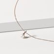 FRESHWATER PEARL AND DIAMOND NECKLACE IN ROSE GOLD - PEARL PENDANTS - PEARL JEWELRY