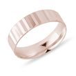 WOMEN'S ROSE GOLD FLUTED RING - ROSE GOLD RINGS - RINGS