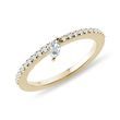 MARQUISE DIAMOND GOLD RING - DIAMOND ENGAGEMENT RINGS - ENGAGEMENT RINGS