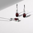 HALSKETTE MIT GRANAT UND DIAMANT IN WEISSGOLD - KETTEN MIT GRANAT - KETTEN