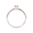 BRILLIANT ENGAGEMENT SET IN ROSE GOLD - ENGAGEMENT AND BRIDAL RING SETS - ENGAGEMENT RINGS
