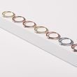PRINCESS CUT DIAMOND STACKABLE RING IN ROSE GOLD - DIAMOND ENGAGEMENT RINGS - ENGAGEMENT RINGS