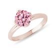 ROSE GOLD 1CT PINK DIAMOND ENGAGEMENT RING - RINGS WITH LAB-GROWN DIAMONDS - ENGAGEMENT RINGS