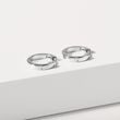 BOUCLES D'OREILLES EN OR ET DIAMANTS - BOUCLES D'OREILLES EN DIAMANT - BOUCLES D'OREILLES
