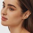 ROSE GOLD HEART STUD EARRINGS - ROSE GOLD EARRINGS - EARRINGS