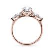1CT LAB GROWN DIAMOND ENGAGEMENT RING IN ROSE GOLD - RINGS WITH LAB-GROWN DIAMONDS - ENGAGEMENT RINGS