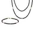 SCHMUCKSET MIT SPINELLEN UND KRISTALLEN IN GOLD - SCHMUCK-SETS - SCHMUCK