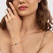 LUXURY SAPPHIRE AND DIAMOND BRACELET IN WHITE GOLD - GEMSTONE BRACELETS - BRACELETS