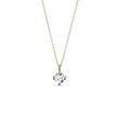 DAINTY DIAMOND NECKLACE IN YELLOW GOLD - DIAMOND NECKLACES - NECKLACES