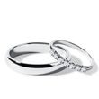 WHITE GOLD WEDDING RINGS WITH DIAMONDS - WHITE GOLD WEDDING SETS - WEDDING RINGS