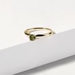 MOLDAVIT RING IN GELBGOLD - RINGE MOLDAVIT - RINGE