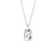 HALSKETTE AUS GELBGOLD MIT OVALEM LABOR-DIAMANTEN - KETTEN MIT DIAMANTEN - KETTEN