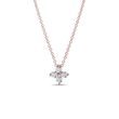 DIAMOND NECKLACE IN 14K ROSE GOLD - DIAMOND NECKLACES - NECKLACES