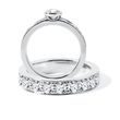 LUXURY ENGAGEMENT SET IN 14K WHITE GOLD - ENGAGEMENT AND WEDDING MATCHING SETS - ENGAGEMENT RINGS