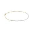 FRESHWATER PEARL BRACELET IN YELLOW GOLD - PEARL BRACELETS - PEARL JEWELRY