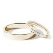 YELLOW GOLD WEDDING RING SET WITH DIAMONDS - YELLOW GOLD WEDDING SETS - WEDDING RINGS