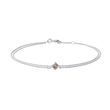 CHAMPAGNE DIAMOND BRACELET IN WHITE GOLD - DIAMOND BRACELETS - BRACELETS