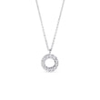 CIRCLE-SHAPED DIAMOND PENDANT NECKLACE IN WHITE GOLD - DIAMOND NECKLACES{% if category.pathNames[0] != product.category.name %} - {% endif %}