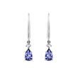 PADLOCKS EARRINGS MADE OF WHITE GOLD WITH TANZANITE - TANZANITE EARRINGS{% if category.pathNames[0] != product.category.name %} - {% endif %}