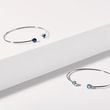 ELEGANT TOPAZ BRACELET IN WHITE GOLD - BANGLES & CUFF BRACELETS - BRACELETS