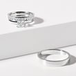 JEU DE BAGUES DE MARIAGE EN OR BLANC - ENSEMBLES D’ALLIANCES EN OR BLANC - ALLIANCES DE MARIAGE
