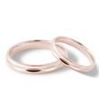 ORYGINALNY KOMPLET ŚLUBNY Z RÓŻOWEGO ZŁOTA Z GRAWERUNKIEM - ZESTAWY OBRĄCZEK Z RÓŻOWEGO ZŁOTA - OBRĄCZKI