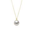 MINIMALIST AKOYA PEARL PENDANT IN YELLOW GOLD - PEARL PENDANTS - PEARL JEWELLERY