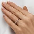 DIAMOND RING IN PINK GOLD - WOMEN'S WEDDING RINGS - WEDDING RINGS