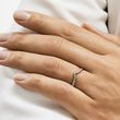 ROSE GOLD WEDDING RING SET WITH CHEVRON AND SATIN FINISH - ROSE GOLD WEDDING SETS - WEDDING RINGS