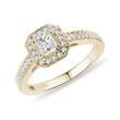 DIAMOND ENGAGEMENT RING IN YELLOW GOLD - ENGAGEMENT DIAMOND RINGS{% if category.pathNames[0] != product.category.name %} - {% endif %}