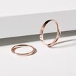 HIS AND HERS MINIMALIST ROSE GOLD WEDDING BAND SET - ROSE GOLD WEDDING SETS - WEDDING RINGS